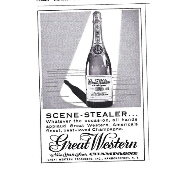 Other - Great Western New York State Champagne Advertisement 1950s Vintage Print Ad 9